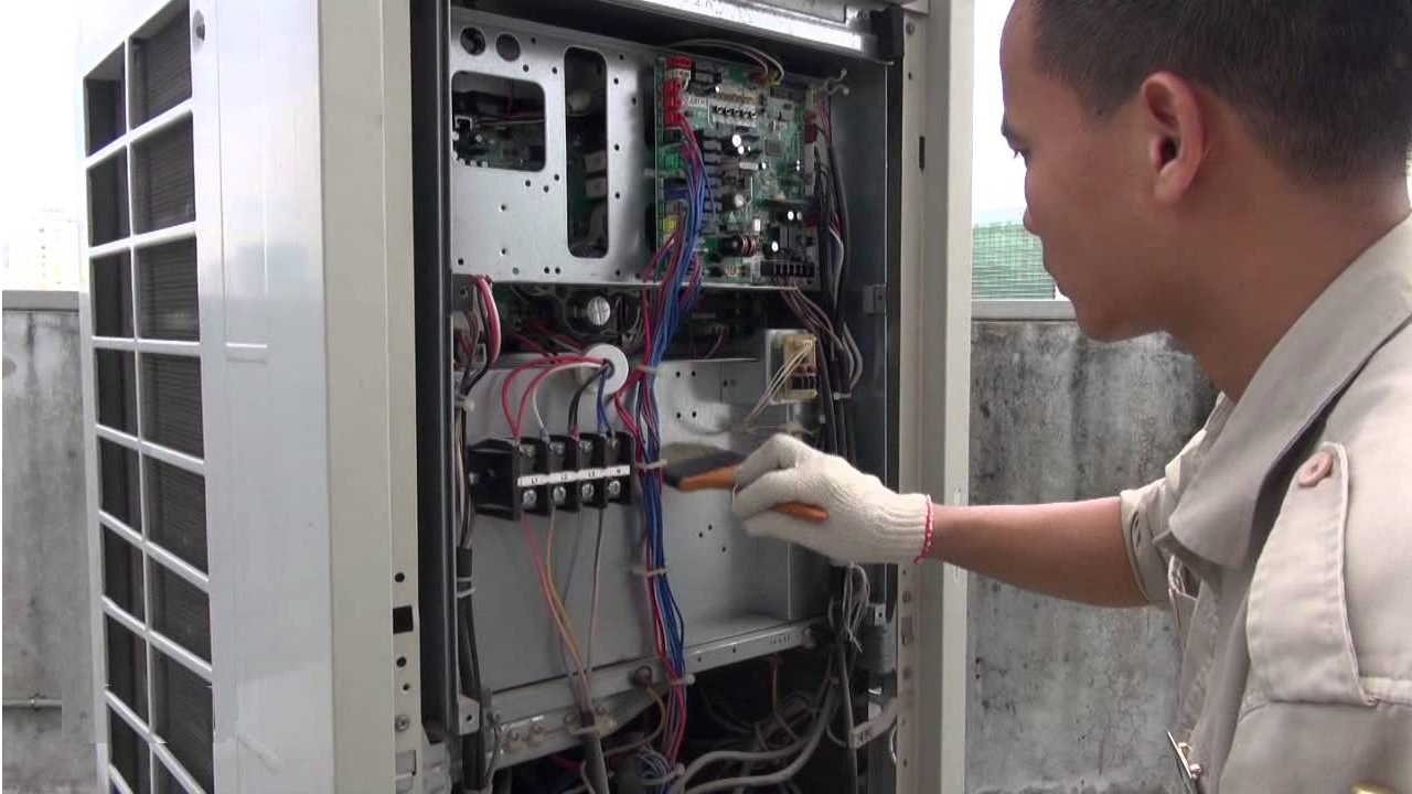 Bảo dưỡng dàn nóng điều hòa trung tâm